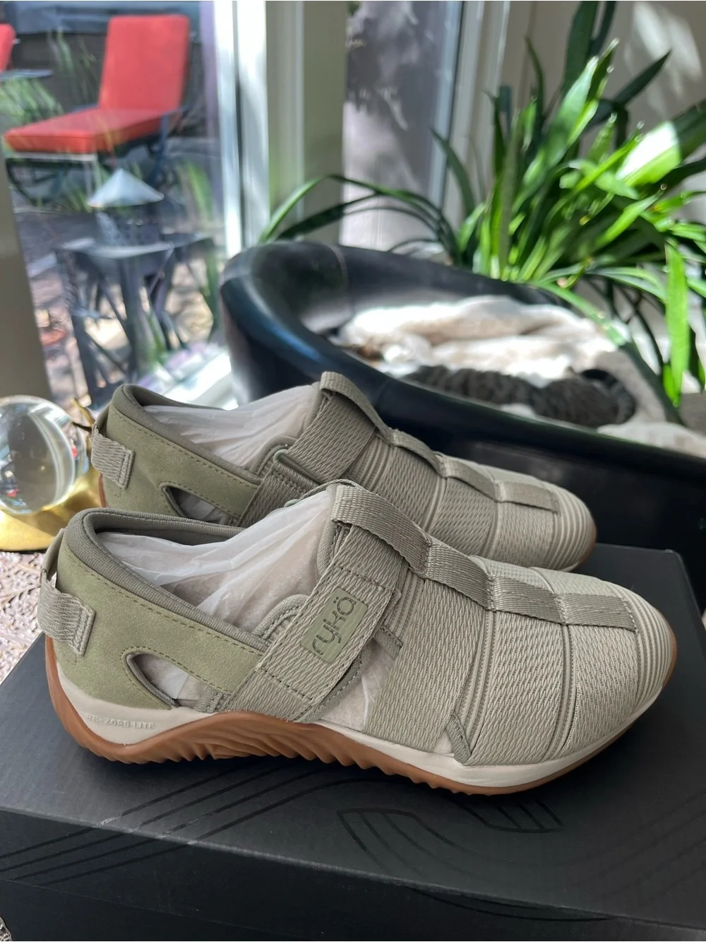 RYKA ECHO FISHERMAN SANDALS ABBEY GREEN 5